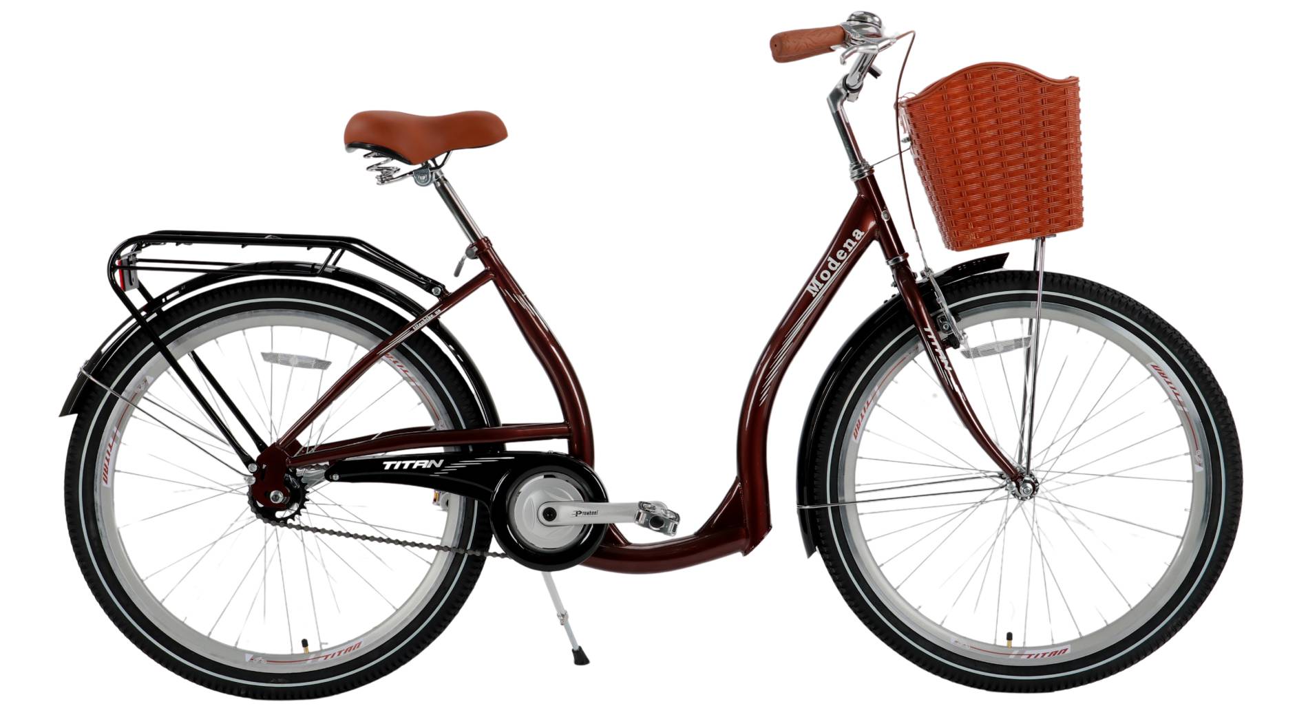 Фотография Велосипед Titan Modena 26", рама S рама 16" (2024), Коричневый